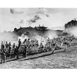 Alamo Battle Scene Photo